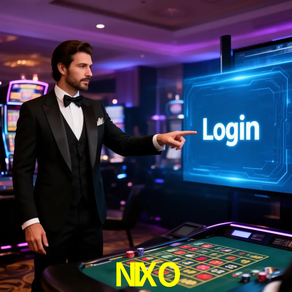 NIXO Login - OTP, cuenta y soporte Pantalla NIXO Login con OTP, contraseña, cuenta segura y soporte móvil